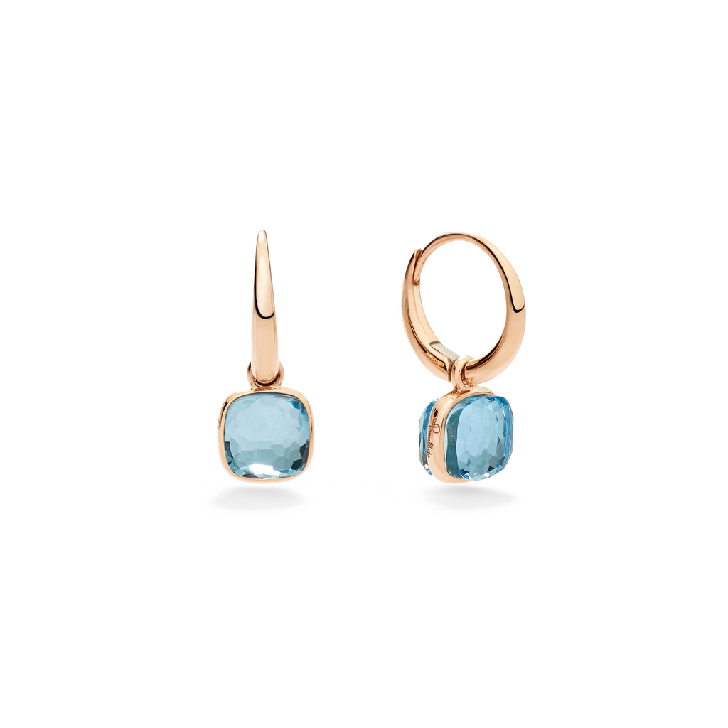 Pomellato Nudo Mini Ohrringe (POC5020O7000000YY) aus Roségold mit Topas