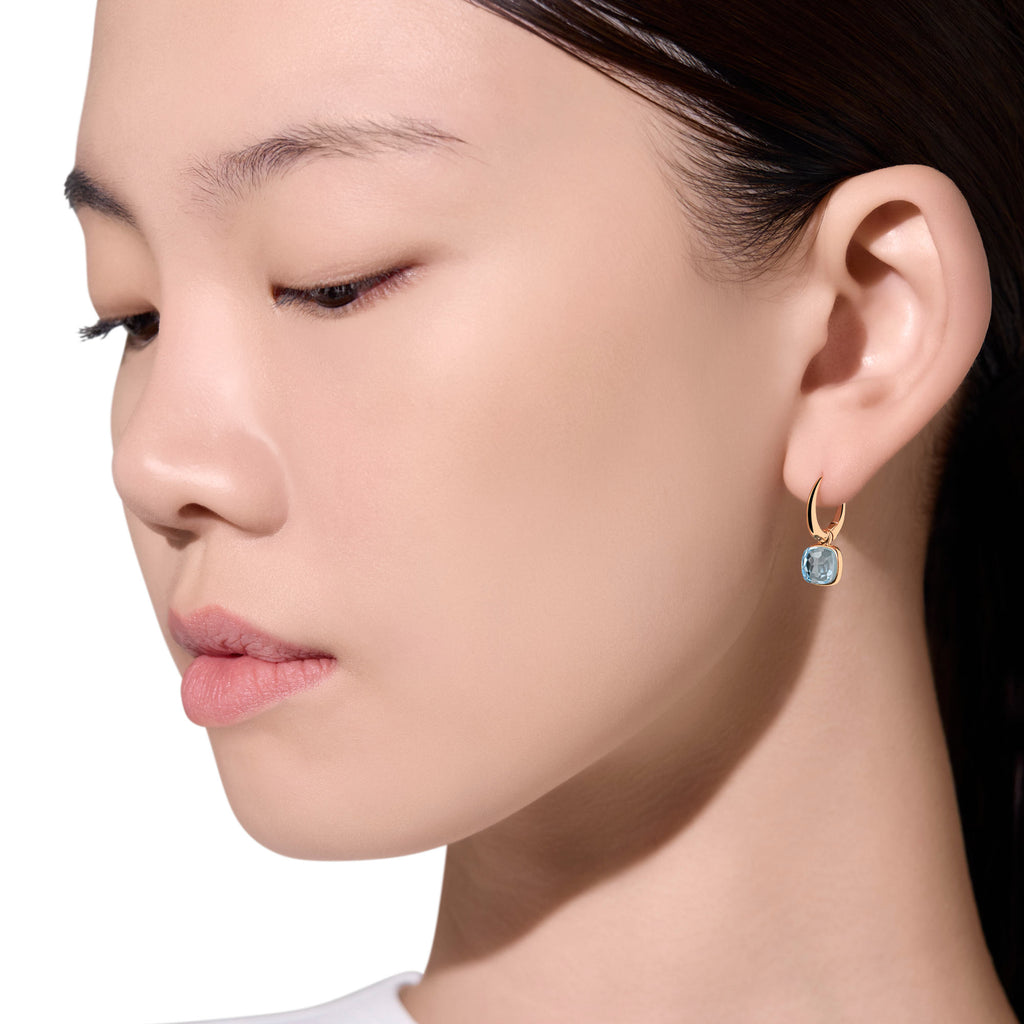 Pomellato Nudo Mini Ohrringe (POC5020O7000000YY) aus Roségold mit Topas