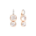 Pomellato Nudo Ohrhänger (POC2025O7WHRBTBMP) aus Roségold mit Diamant, Perlmutt und Topas