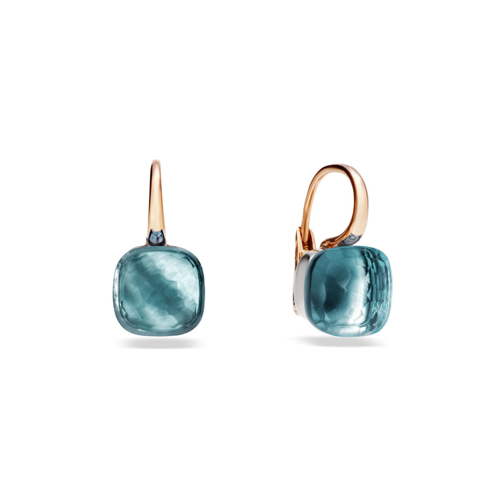 Pomellato Nudo Ohrringe (POA1070O6000000OY) aus Bicolor-Gold mit Topas