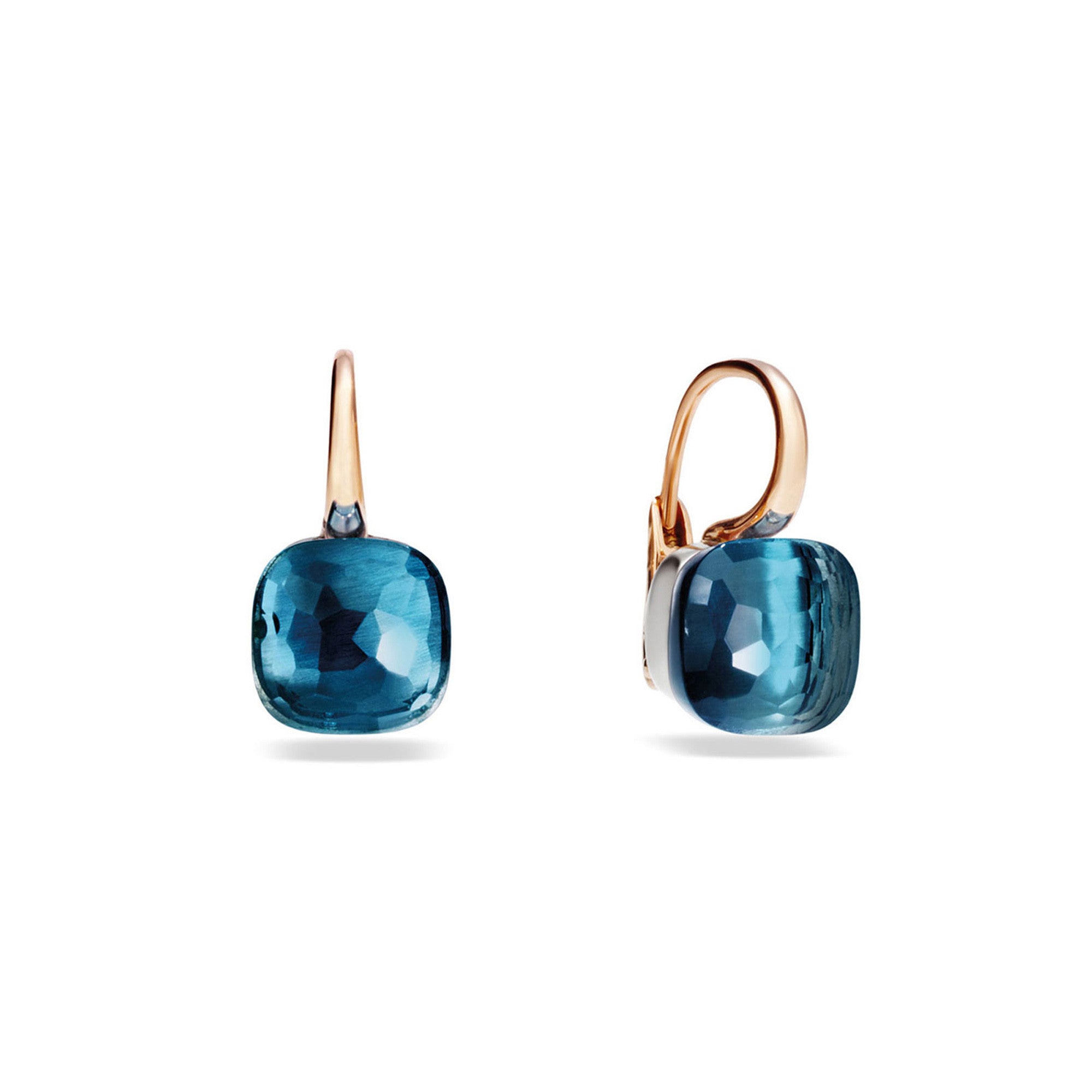 Pomellato Nudo Ohrringe (POA1070O6000000TL) aus Bicolor-Gold mit Topas