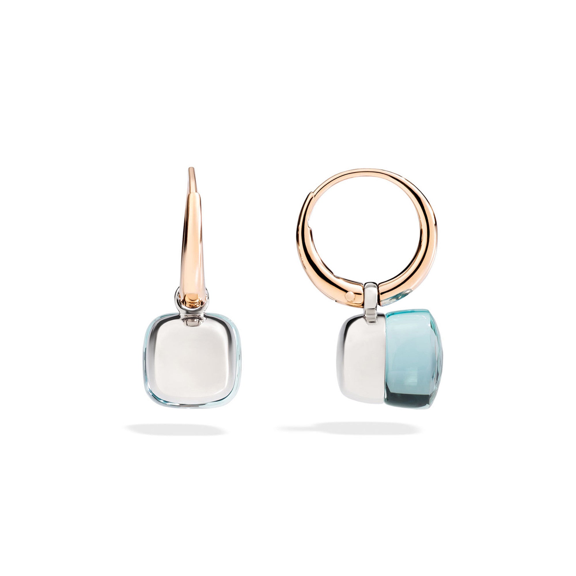 Pomellato Nudo Ohrringe (POB2010O6000000OY) aus Bicolor-Gold mit Topas