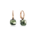 Pomellato Nudo Ohrringe (POB2010O6000000PA) aus Bicolor-Gold mit Prasiolith