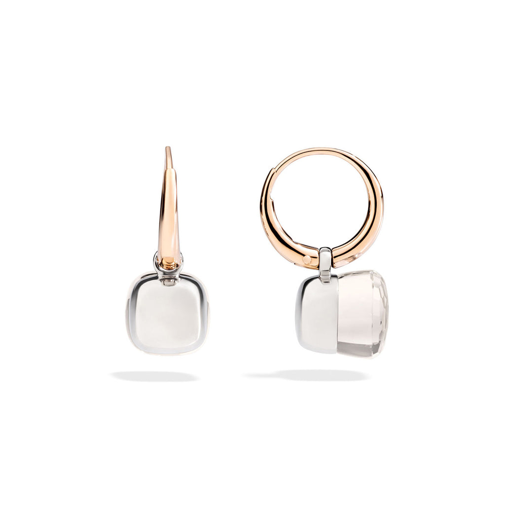 Pomellato Nudo Ohrringe (POB2010O6000000TB) aus Bicolor-Gold mit Topas