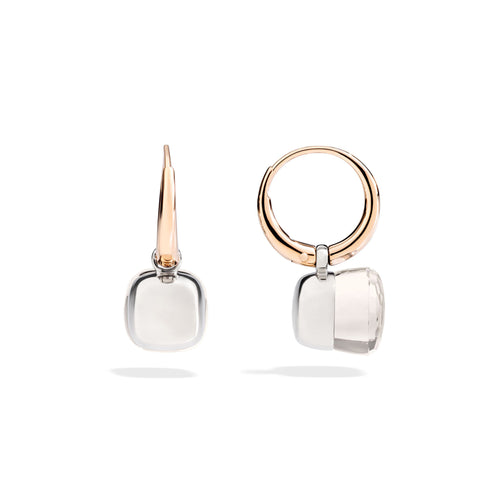 Pomellato Nudo Ohrringe (POB2010O6000000TB) aus Bicolor-Gold mit Topas