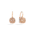 Pomellato Nudo Ohrringe (POC2501O6000DBR00) aus Bicolor-Gold mit Diamant