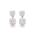 Pomellato Nudo Ohrringe (POC4021O6WHRDB000) aus Bicolor-Gold mit Diamant