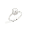 Pomellato Nudo Petit Ring (PAC2100FBWHRGV105) aus Weißgold mit Diamant