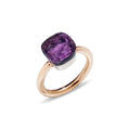 Pomellato Nudo Ring (PAA1100O6000000OI) aus Bicolor-Gold mit Amethyst