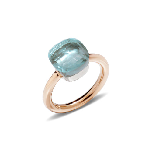 Pomellato Nudo Ring (PAA1100O6000000OY) aus Bicolor-Gold mit Topas