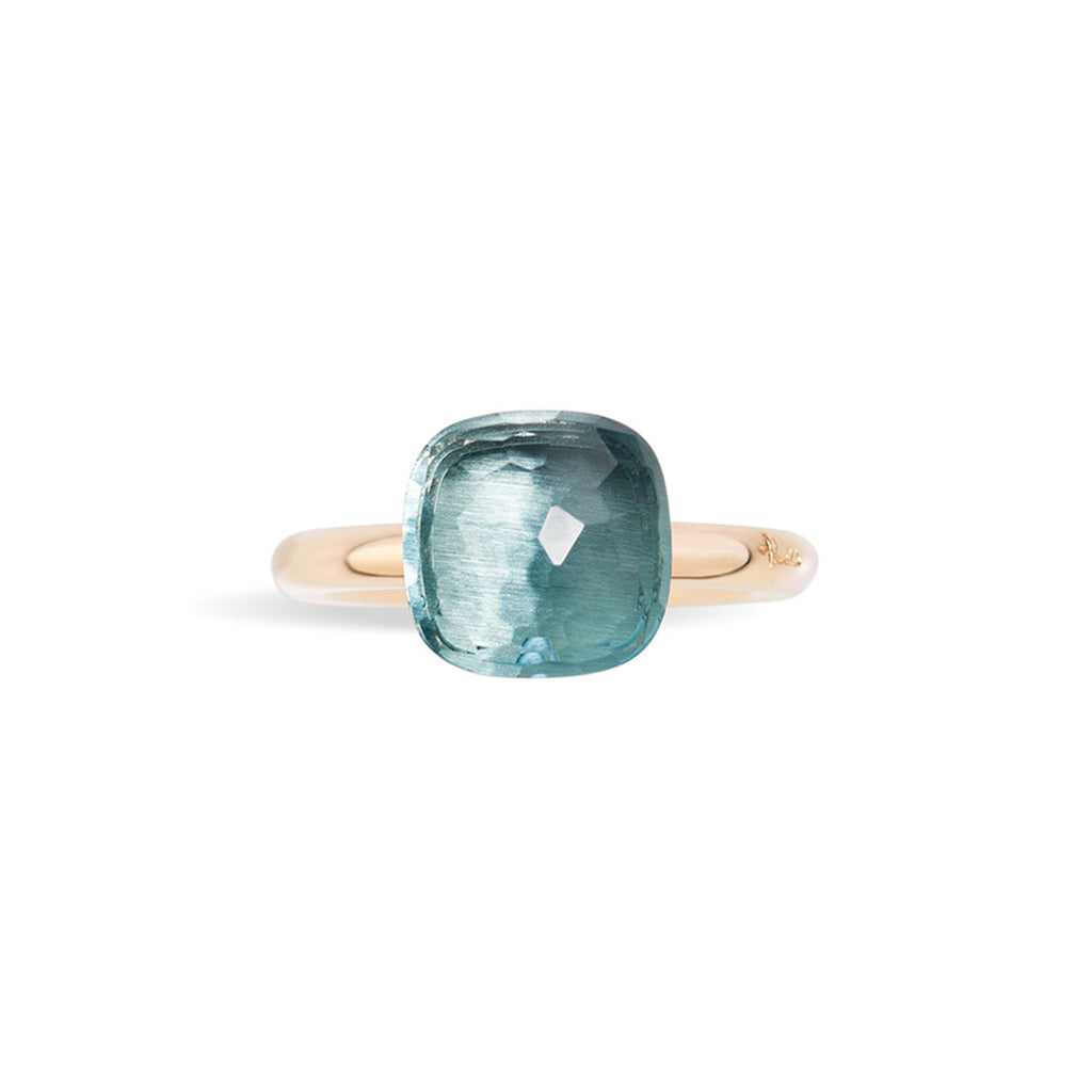Pomellato Nudo Ring (PAA1100O6000000OY) aus Bicolor-Gold mit Topas