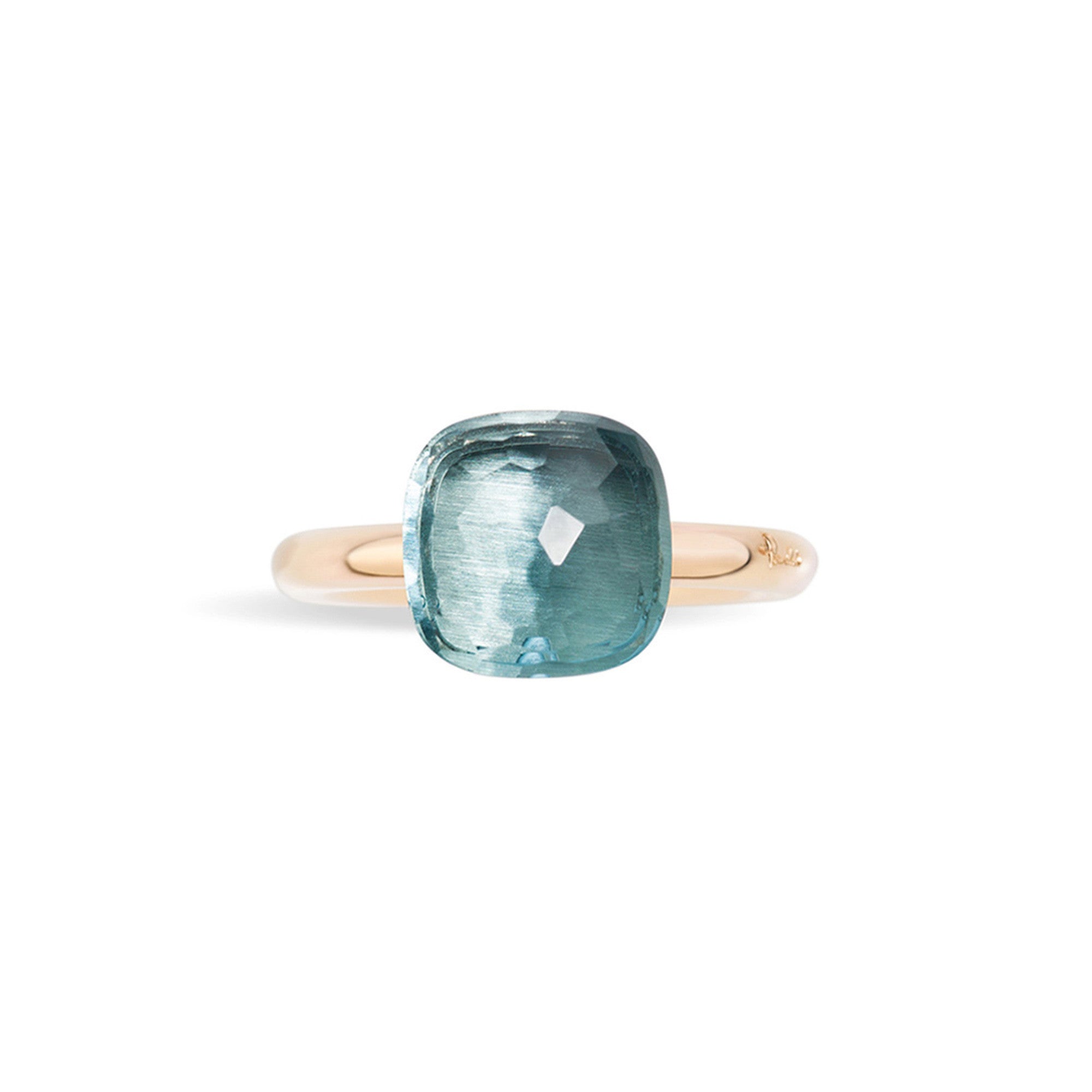 Pomellato Nudo Ring (PAA1100O6000000OY) aus Bicolor-Gold mit Topas
