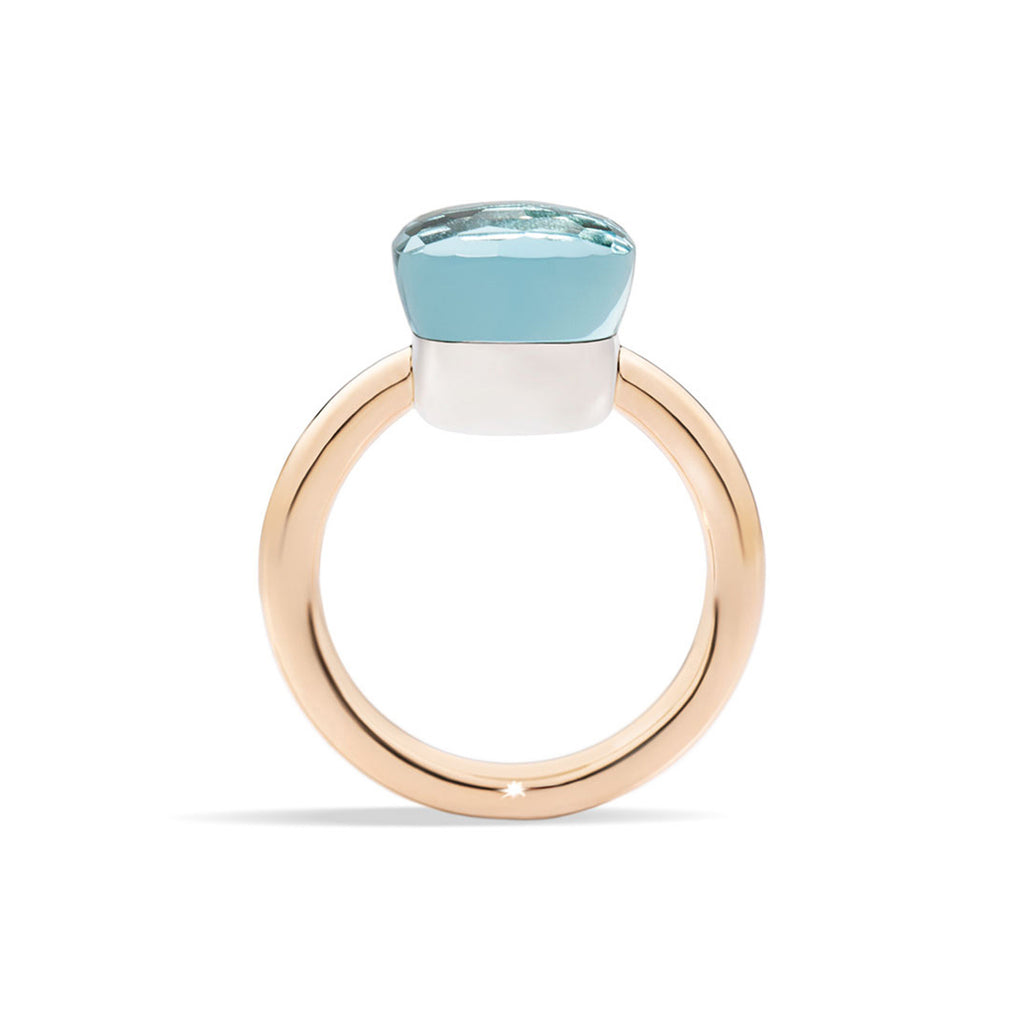 Pomellato Nudo Ring (PAA1100O6000000OY) aus Bicolor-Gold mit Topas