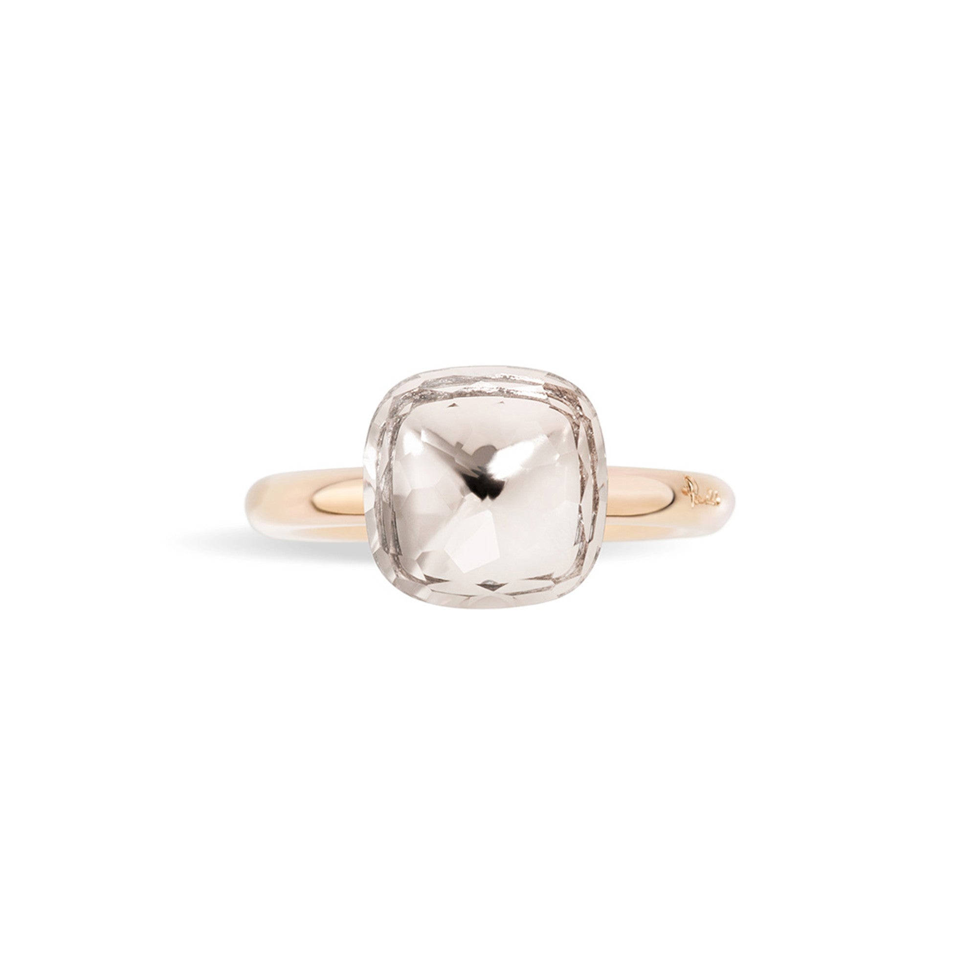 Pomellato Nudo Ring (PAA1100O6000000TB) aus Bicolor-Gold mit Topas
