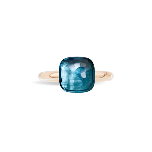 Pomellato Nudo Ring (PAA1100O6000000TL) aus Bicolor-Gold mit Topas
