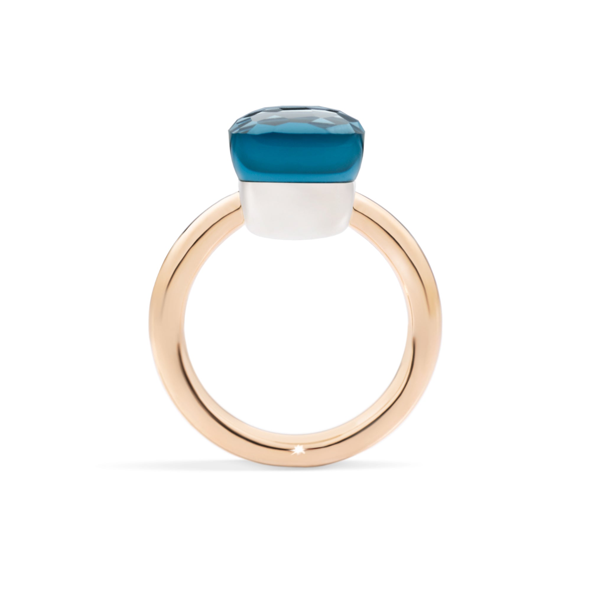 Pomellato Nudo Ring (PAA1100O6000000TL) aus Bicolor-Gold mit Topas