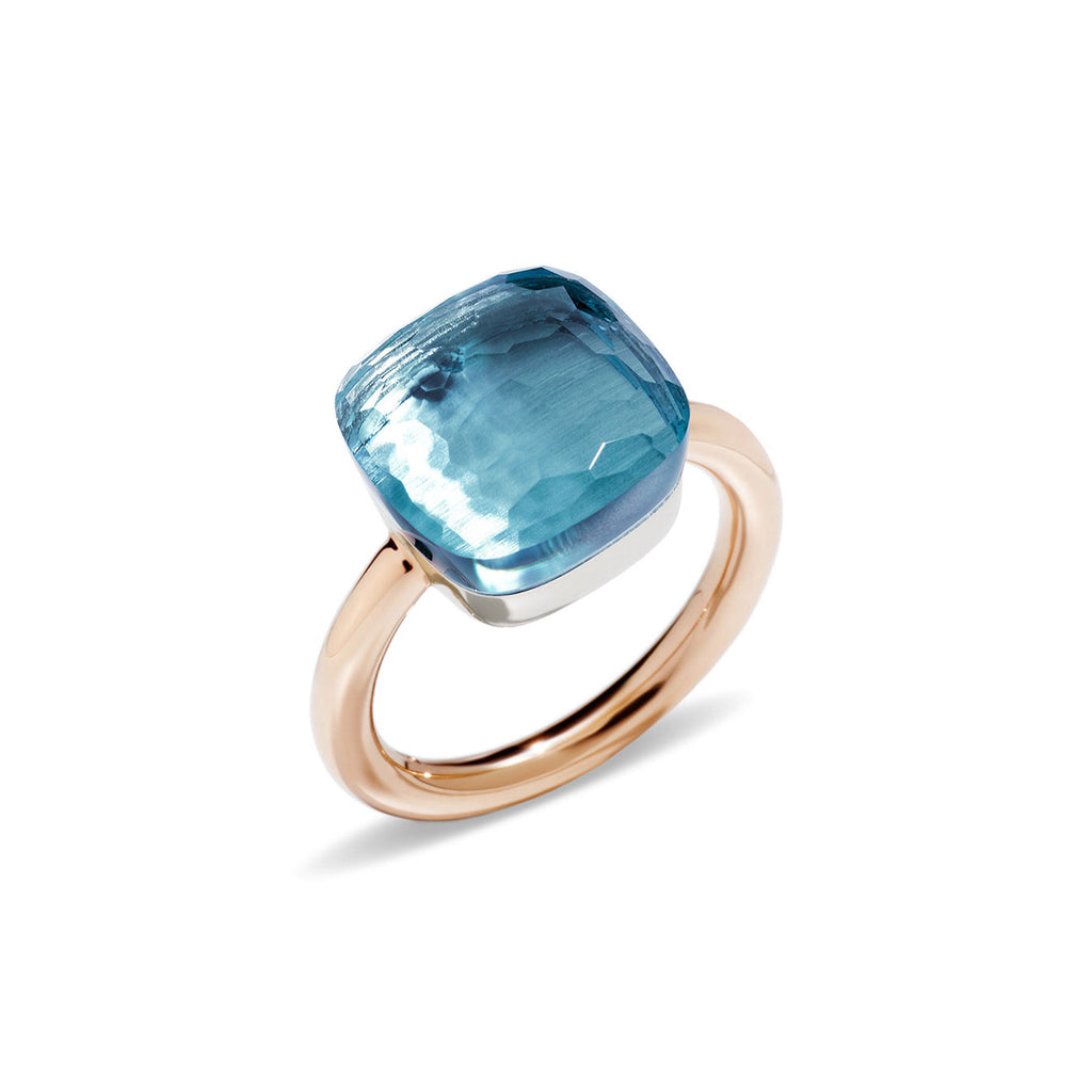 Pomellato Nudo Ring (PAB2010O6000000OY) aus Bicolor-Gold mit Topas