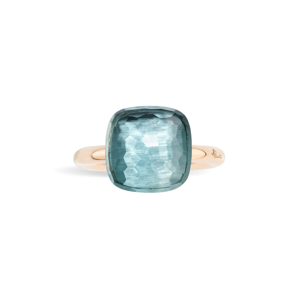 Pomellato Nudo Ring (PAB2010O6000000OY) aus Bicolor-Gold mit Topas