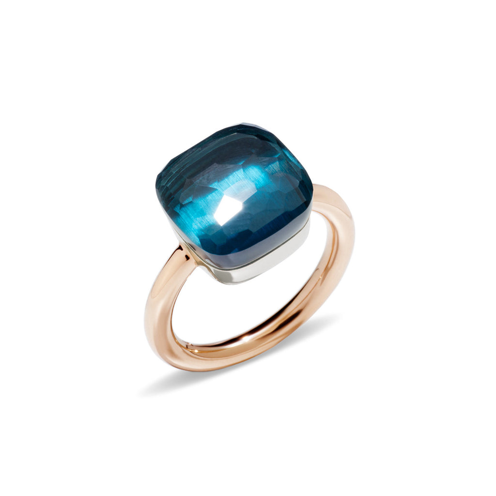 Pomellato Nudo Ring (PAB2010O6000000TL) aus Bicolor-Gold mit Topas