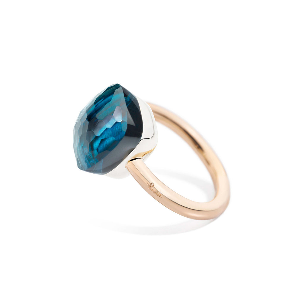 Pomellato Nudo Ring (PAB2010O6000000TL) aus Bicolor-Gold mit Topas