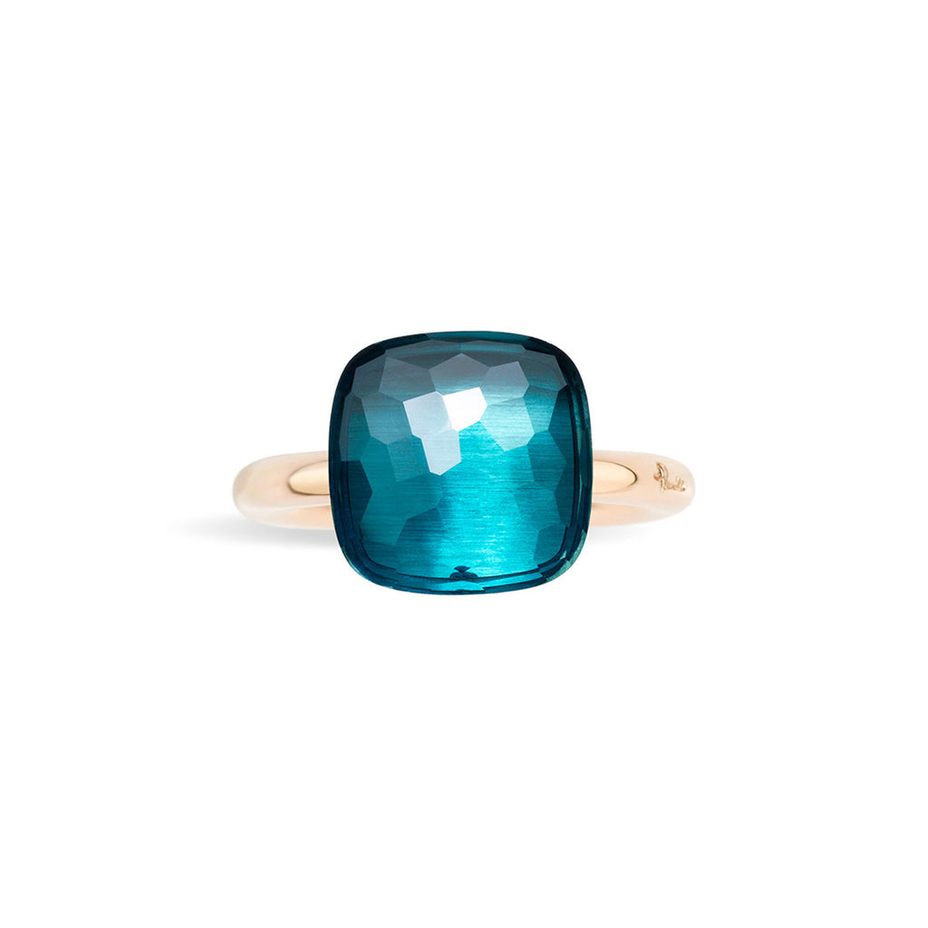Pomellato Nudo Ring (PAB2010O6000000TL) aus Bicolor-Gold mit Topas