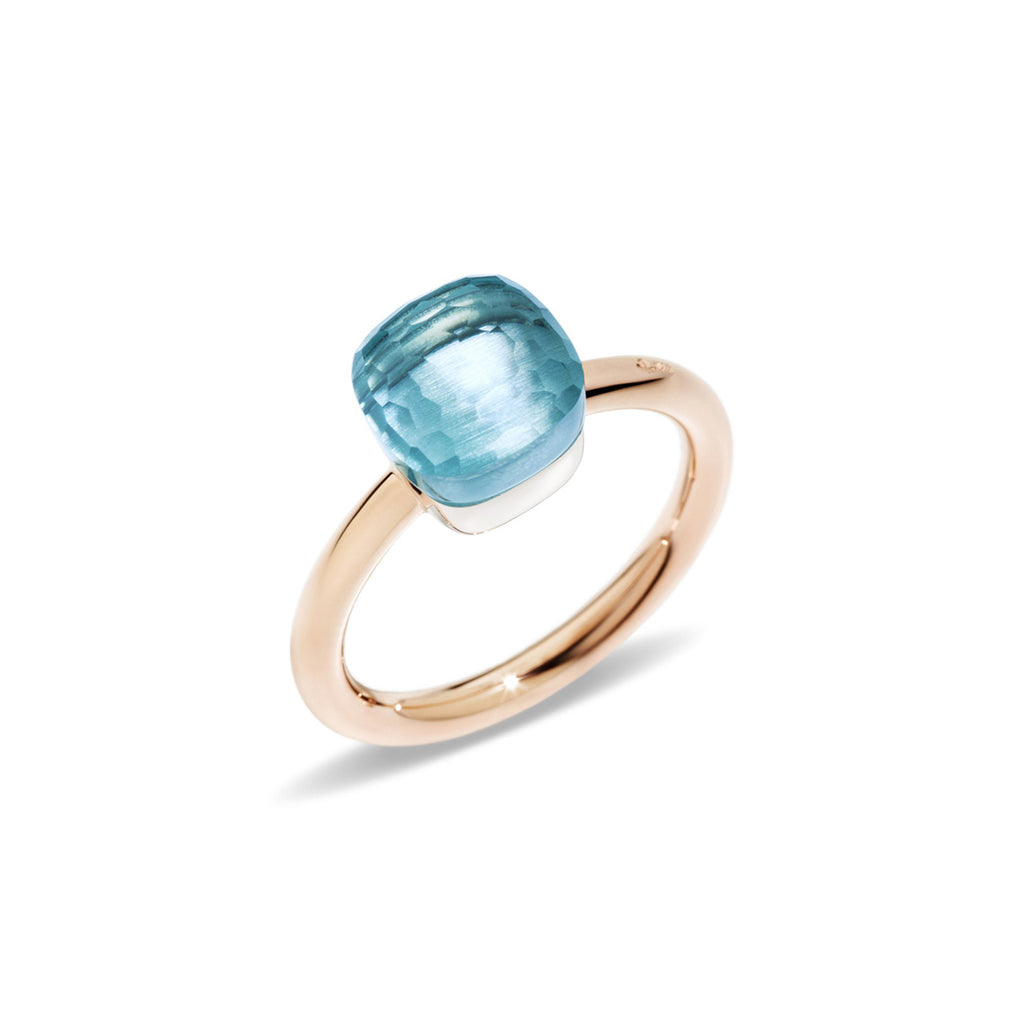 Pomellato Nudo Ring (PAB4030O6000000OY) aus Bicolor-Gold mit Topas