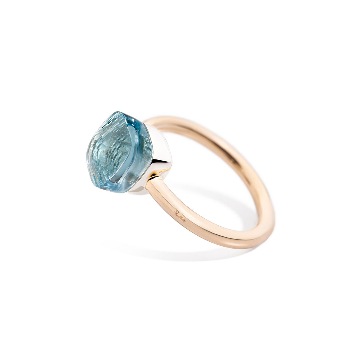 Pomellato Nudo Ring (PAB4030O6000000OY) aus Bicolor-Gold mit Topas