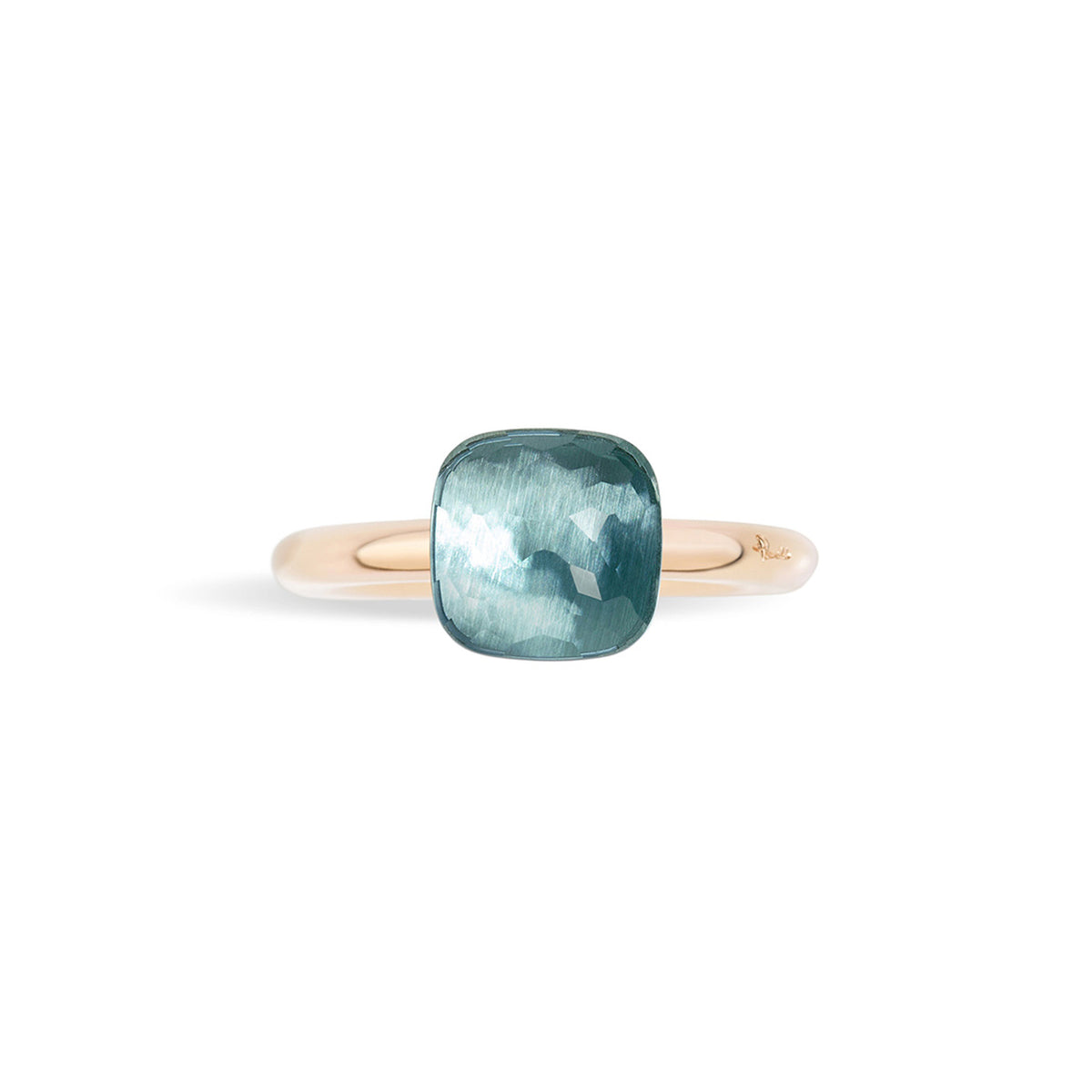 Pomellato Nudo Ring (PAB4030O6000000OY) aus Bicolor-Gold mit Topas