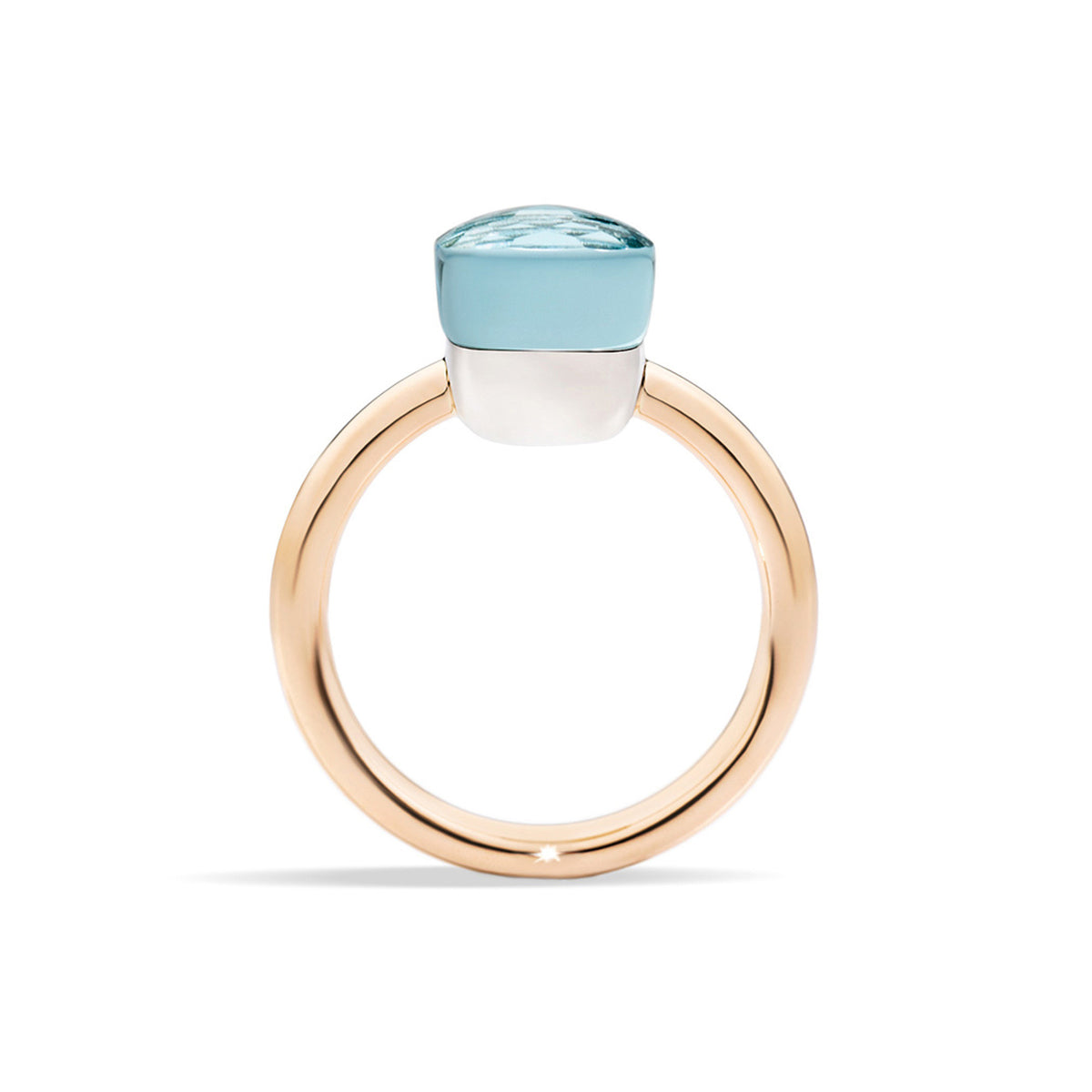 Pomellato Nudo Ring (PAB4030O6000000OY) aus Bicolor-Gold mit Topas