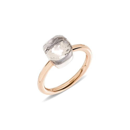 Pomellato Nudo Ring (PAB4030O6000000TB) aus Bicolor-Gold mit Topas