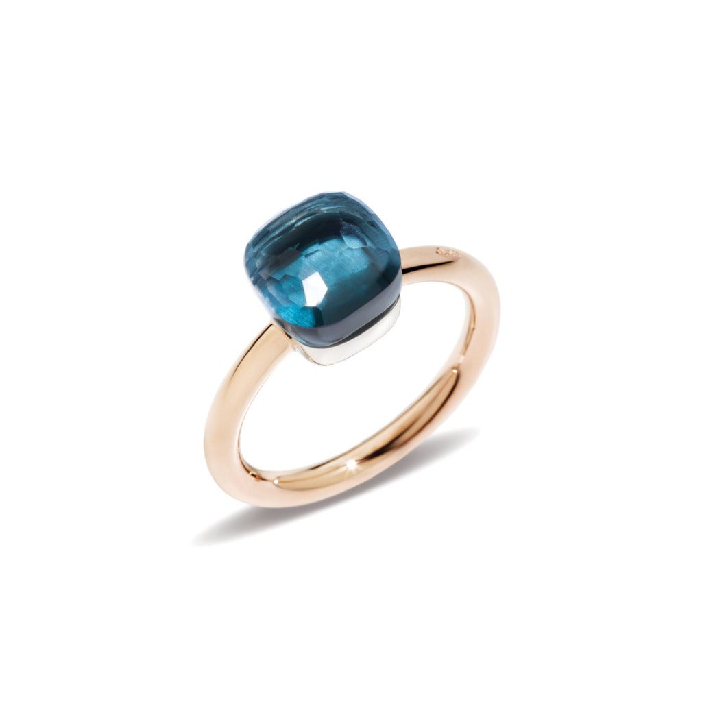 Pomellato Nudo Ring (PAB4030O6000000TL) aus Bicolor-Gold mit Topas