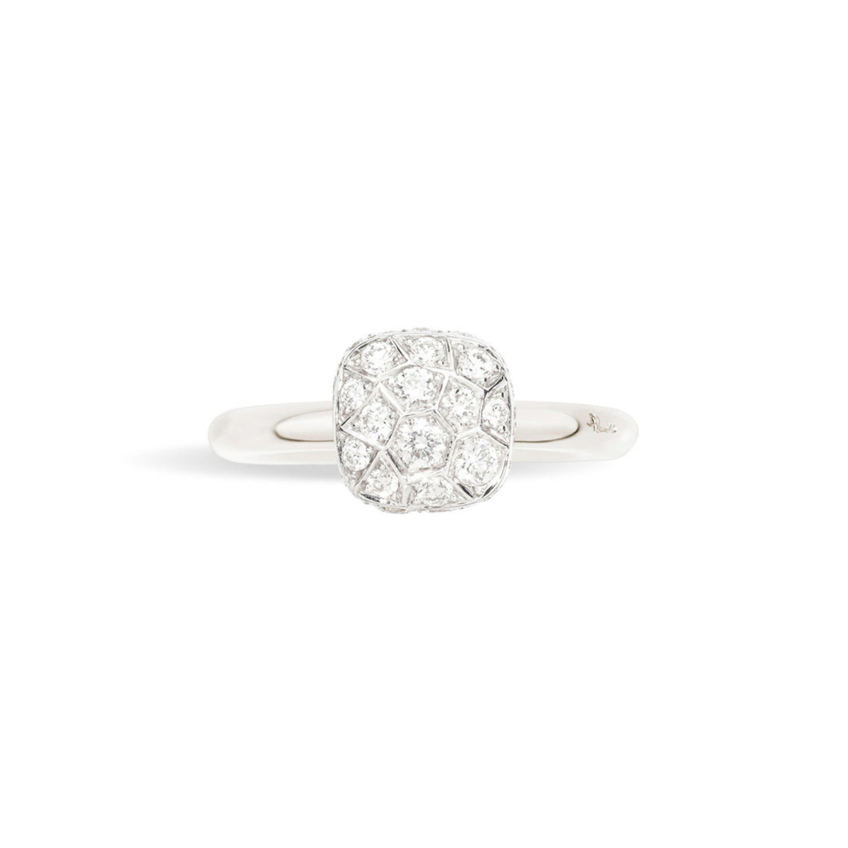 Pomellato Nudo Ring (PAB5010O6000DB000) aus Bicolor-Gold mit Diamant