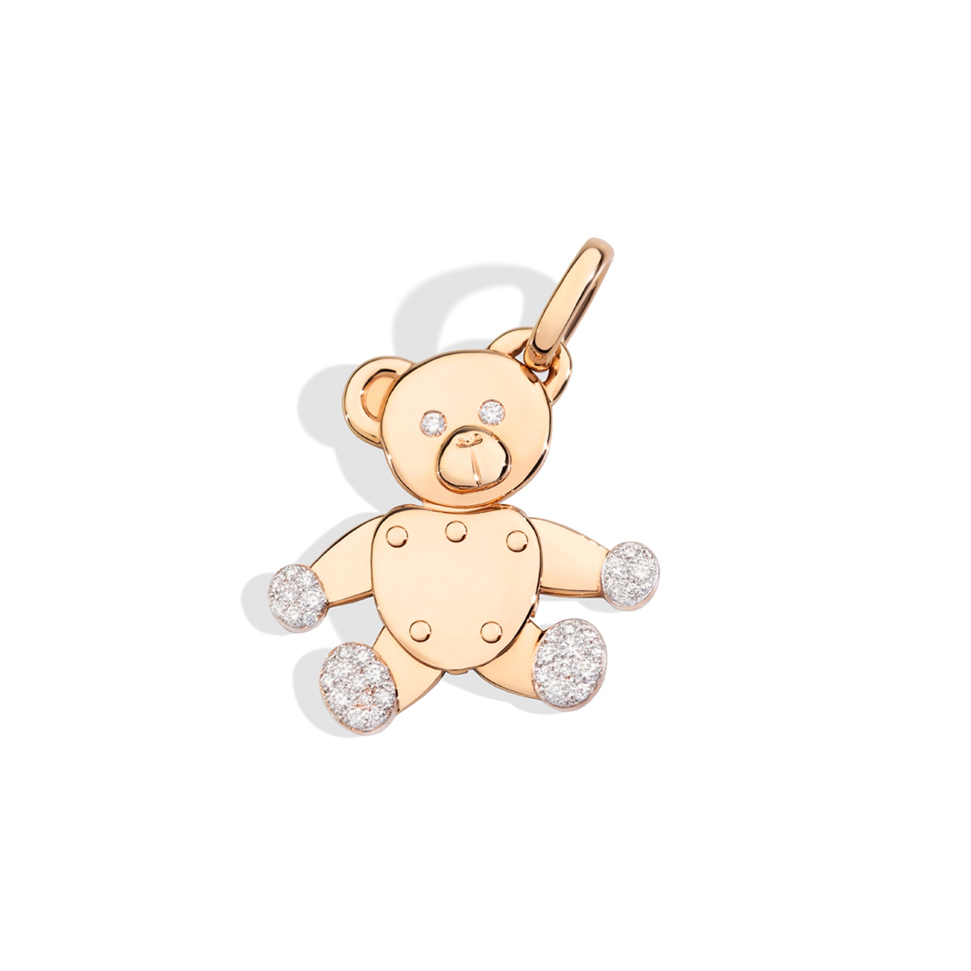 Pomellato Orsetto Anhänger (PMB9022O7000DB000) aus Roségold mit Diamant