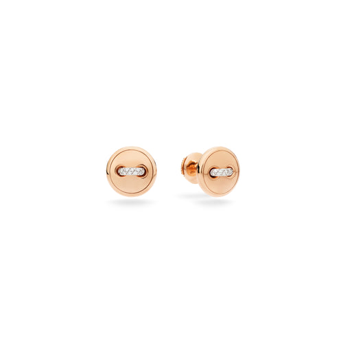 Pomellato Pom Pom Dot Ohrringe (POC5031O7WHRDB000) aus Roségold mit Diamant