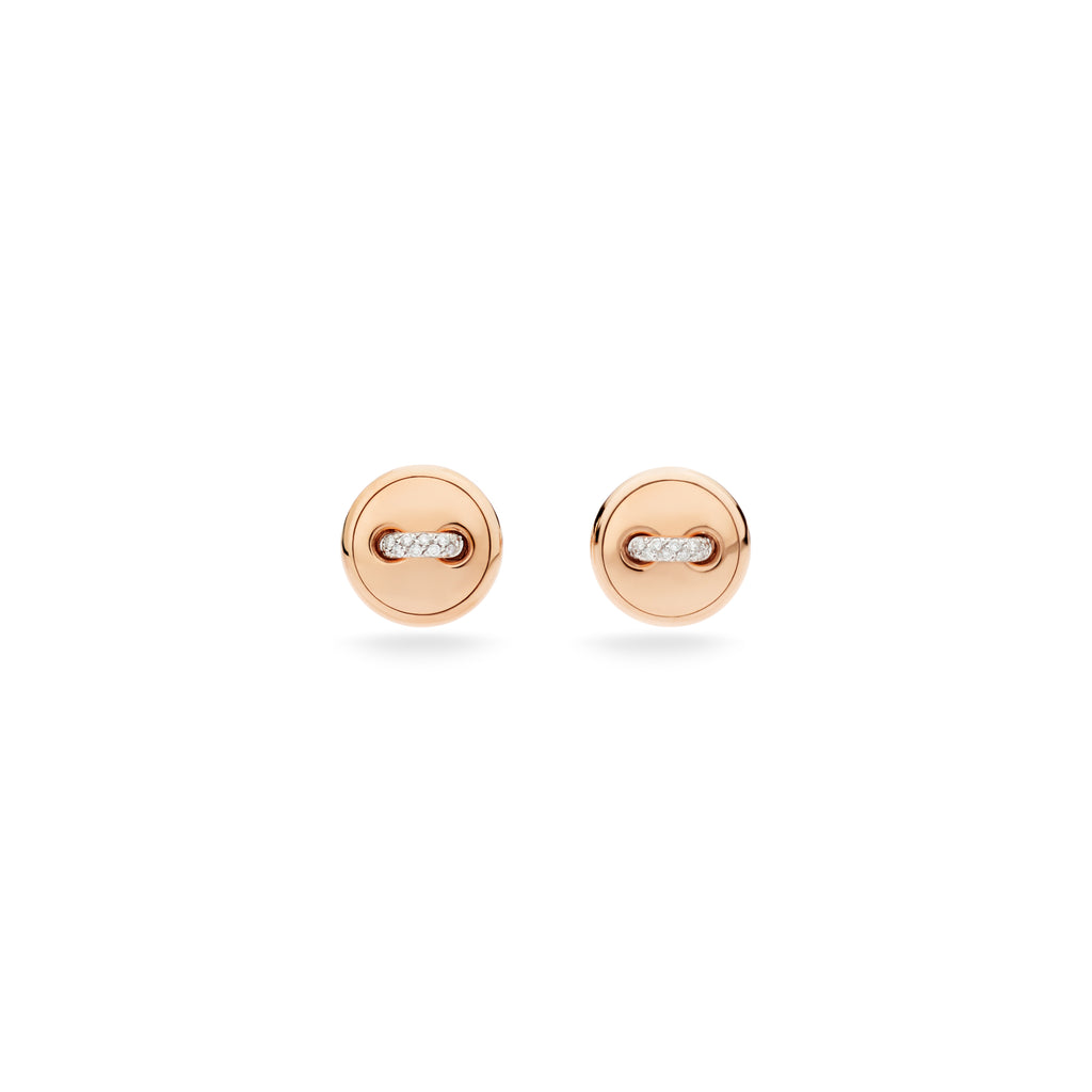Pomellato Pom Pom Dot Ohrringe (POC5031O7WHRDB000) aus Roségold mit Diamant