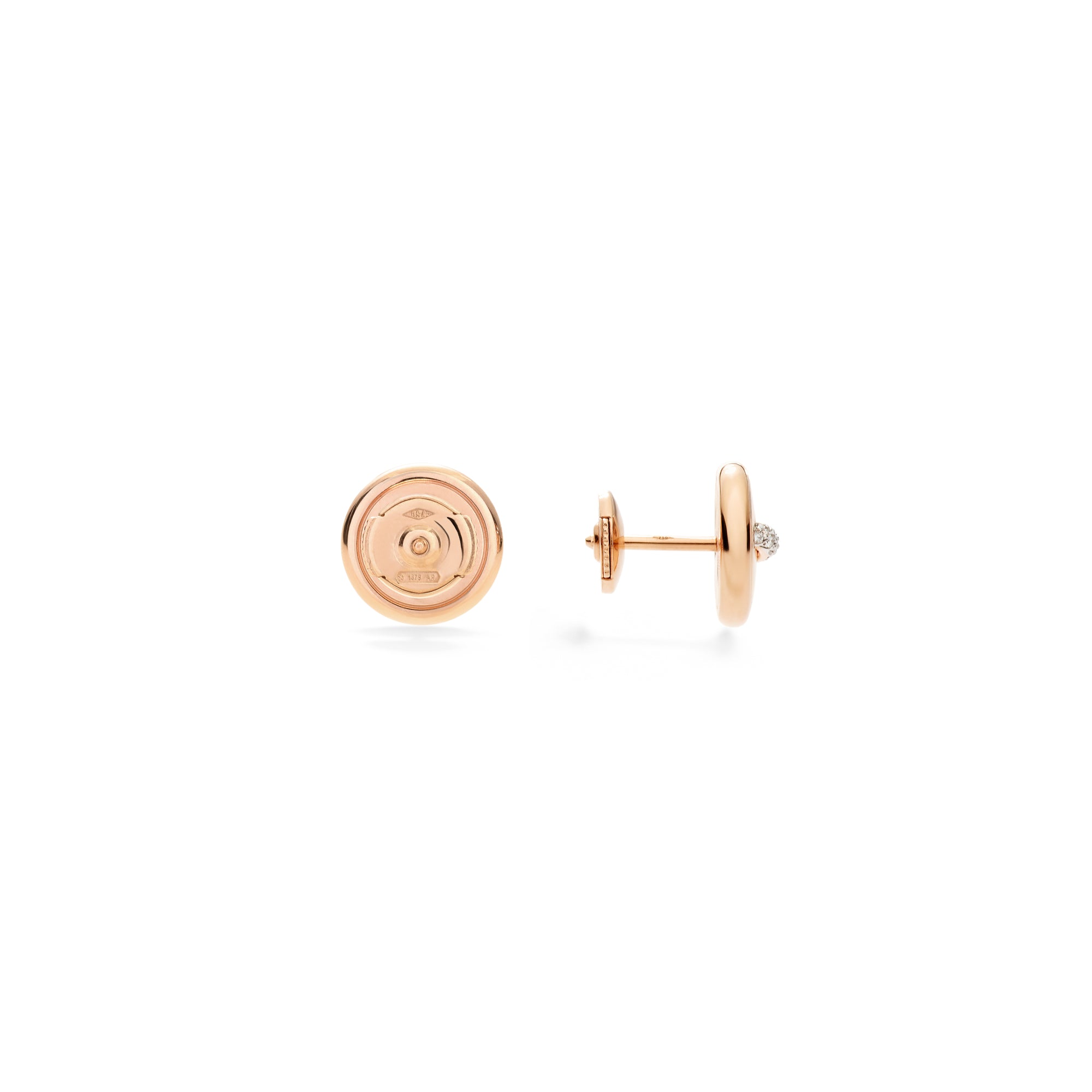 Pomellato Pom Pom Dot Ohrringe (POC5031O7WHRDB000) aus Roségold mit Diamant