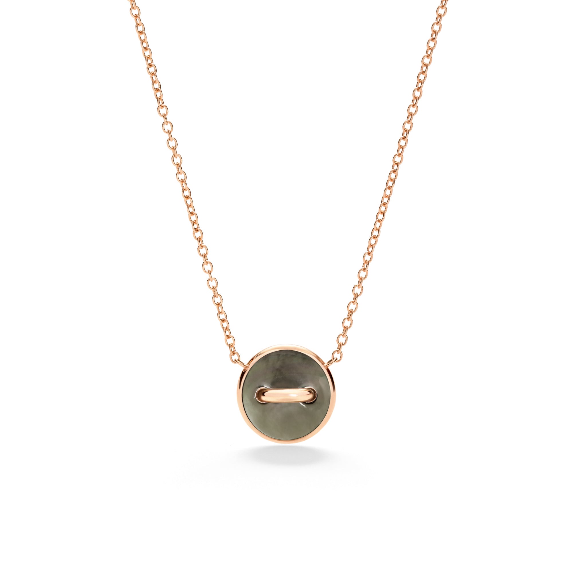 Pomellato Pom Pom Dot wendbare Halskette mit Anhänger (PCC4030O7WHRDB0MP) aus Roségold mit Tansanit
