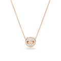 Pomellato Pom Pom Dot wendbare Halskette mit Anhänger (PCC4031O7WHRDB0MP) aus Gelbgold mit Diamant