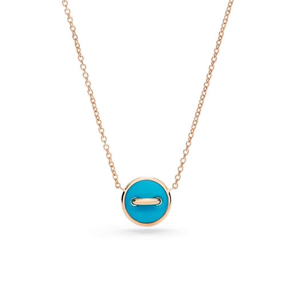 Pomellato Pom Pom Dot wendbare Halskette mit Anhänger (PCC5031O7WHRDB0TU) aus Weißgold mit Diamant