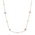Pomellato Pom Pom Dot wendbare Halskette (PCC6031O7WHRDB000) aus Roségold mit Diamant
