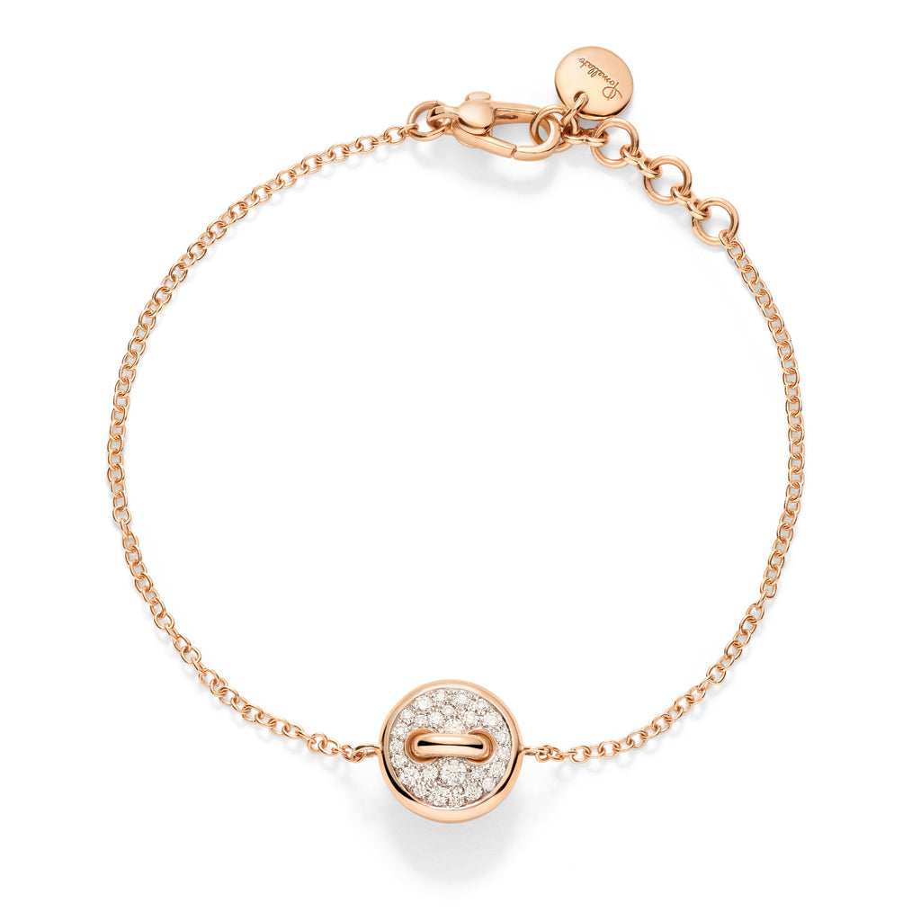 Pomellato Pom Pom Dot wendbares Armband (PBC4031O7WHRDB0MP) aus Weißgold mit Diamant