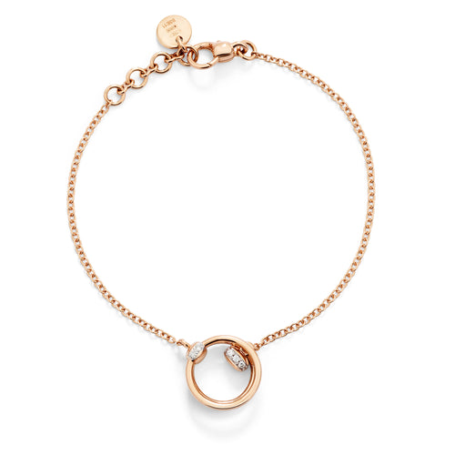 Pomellato Pomellato Together Armband (PBC5013O7WHRDB000) aus Roségold mit Diamant