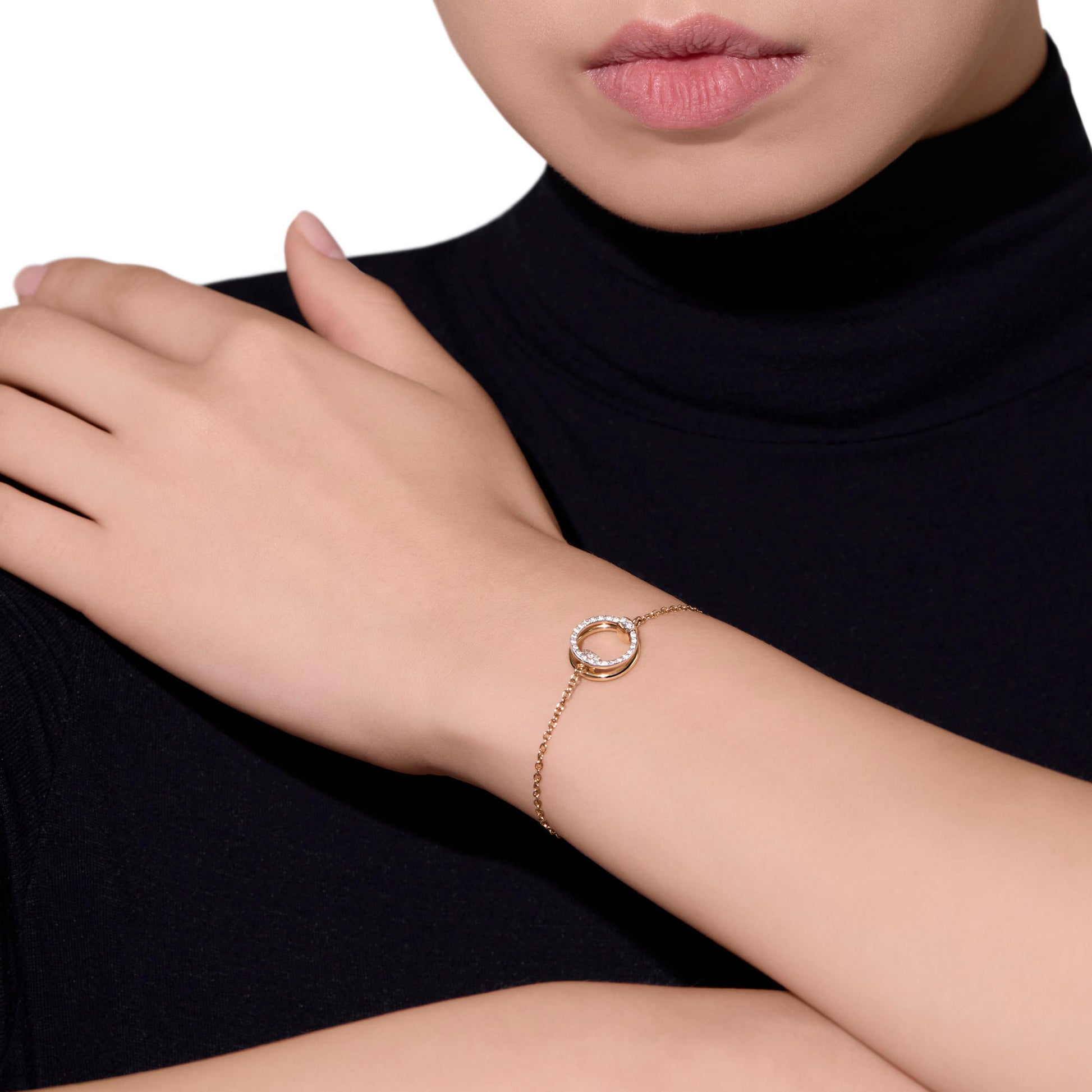 Pomellato Pomellato Together Armband (PBC5013O7WHRDB000) aus Roségold mit Diamant