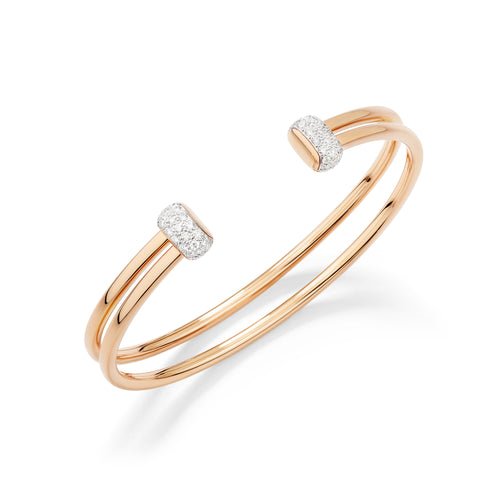 Pomellato Pomellato Together Armreif (PBC5010O7WHRDB000) aus Roségold mit Diamant