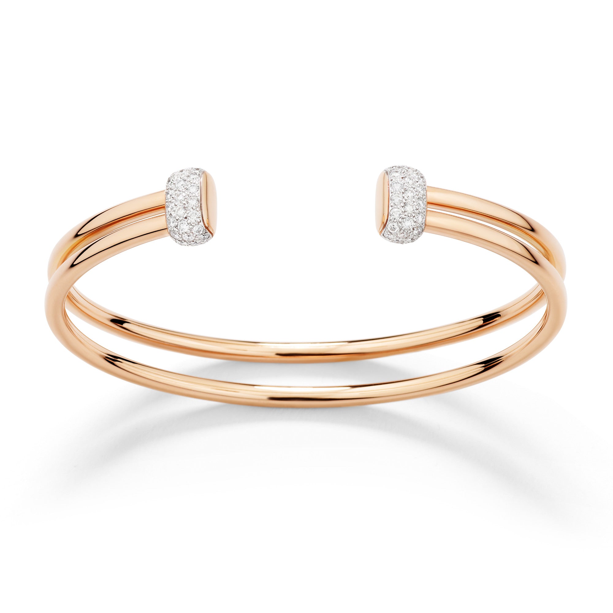 Pomellato Pomellato Together Armreif (PBC5010O7WHRDB000) aus Roségold mit Diamant