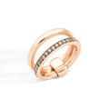 Pomellato Pomellato Together Bandring (PAC0100O7BKRDBR00) aus Roségold mit Diamant