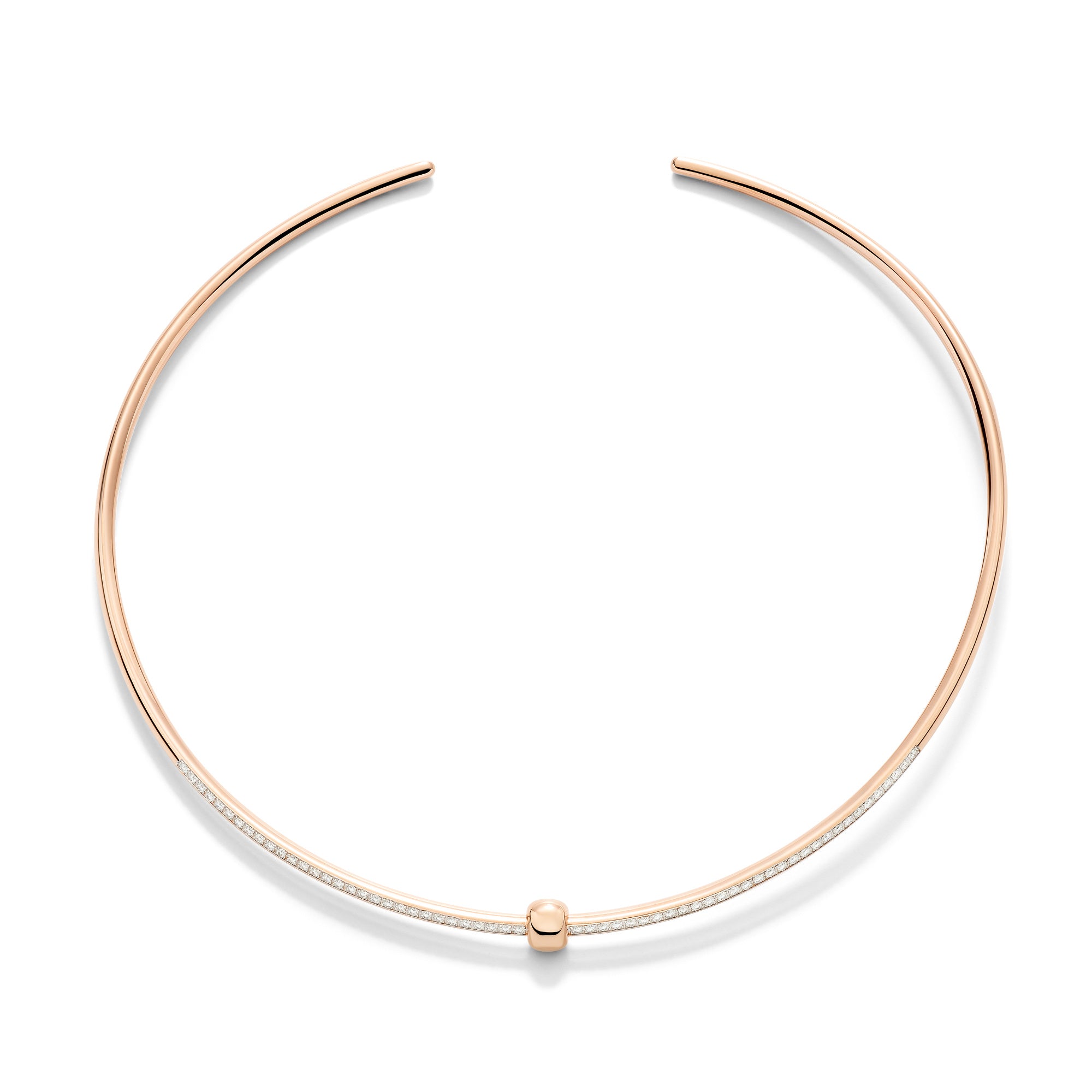 Pomellato Pomellato Together Collier (PCC5014O7WHRDB000) aus Roségold mit Diamant