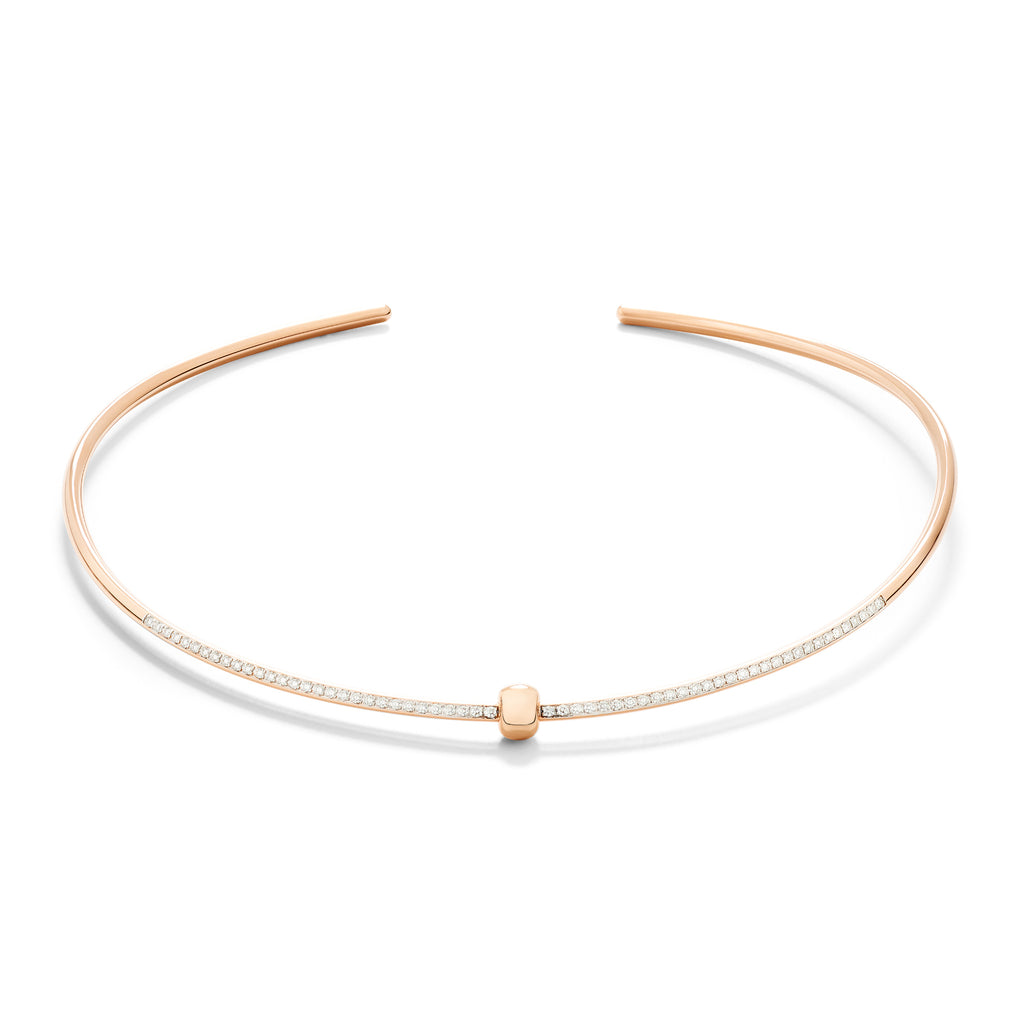 Pomellato Pomellato Together Collier (PCC5014O7WHRDB000) aus Roségold mit Diamant