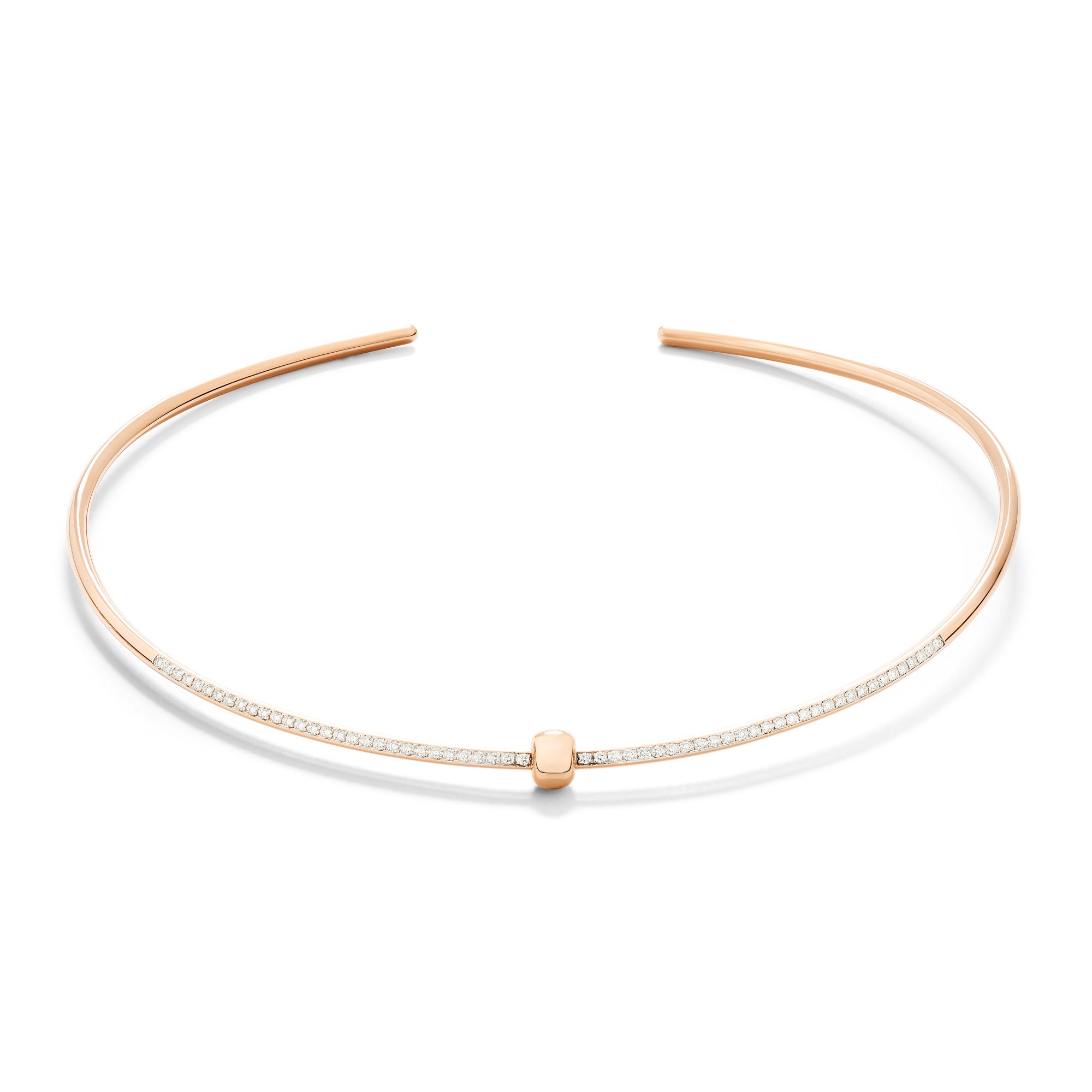 Pomellato Pomellato Together Collier (PCC5014O7WHRDB000) aus Roségold mit Diamant