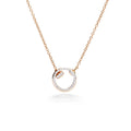 Pomellato Pomellato Together Halskette (PCC5013O7WHRDB000) aus Roségold mit Diamant